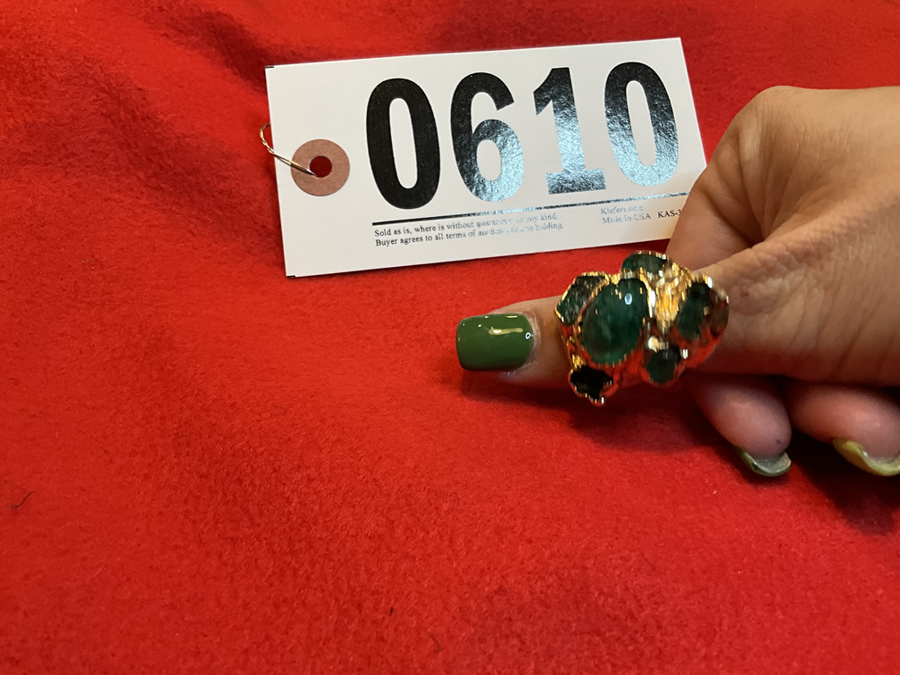 Unique Gold & Jade Ring