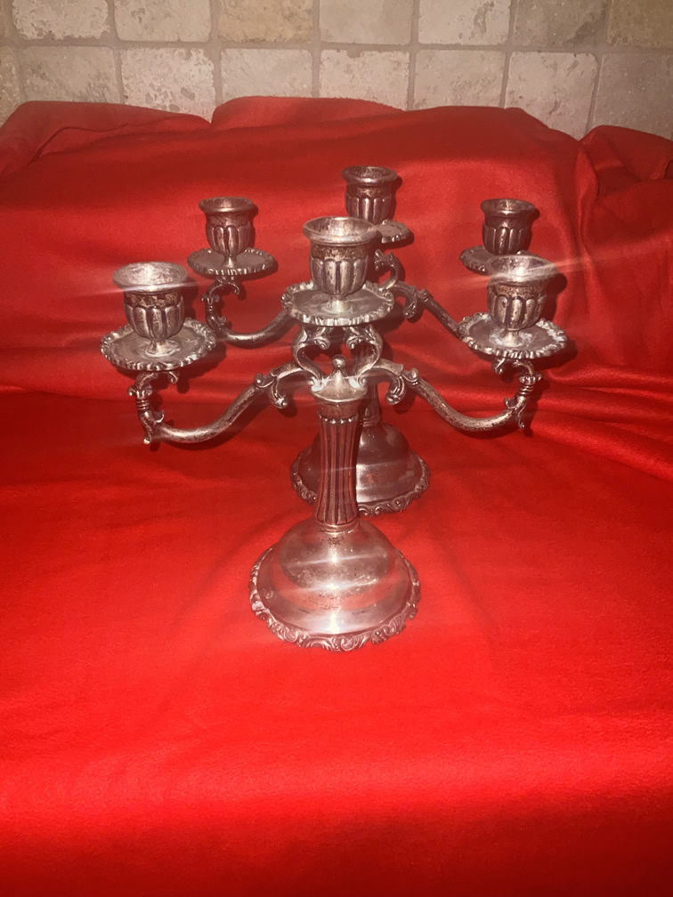Beautiful Silver Candlestick
