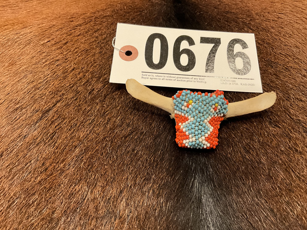 Beaded Western Pin