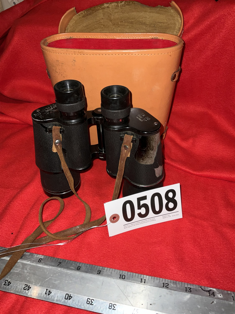 Binoculars w/Leather Case