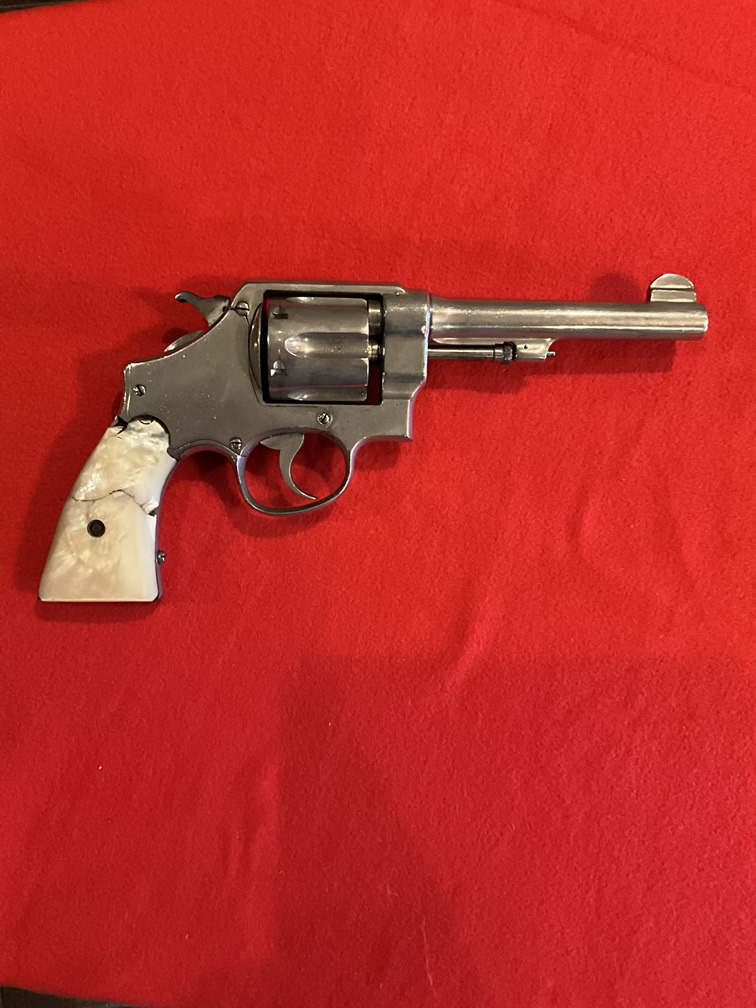 Vintage Revolver w/Mother of Pearl Handle