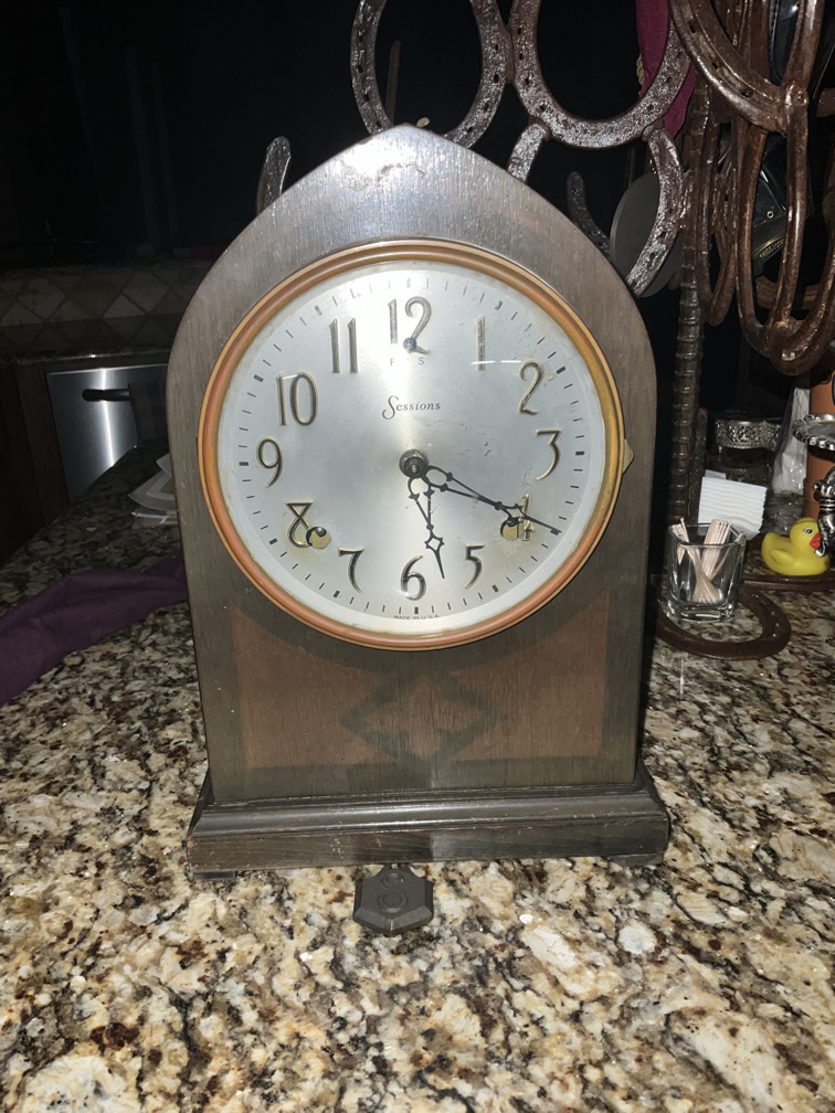 Vintage Wooden Clock