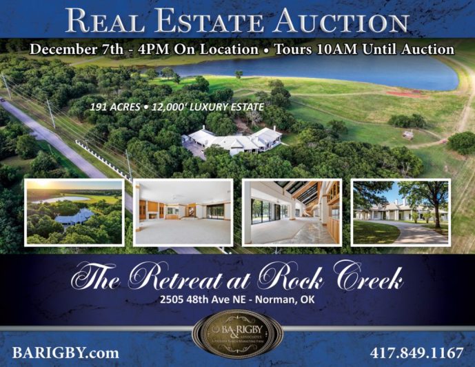 The Retreat at Rock Creek for Sale at Auction in Norman OK