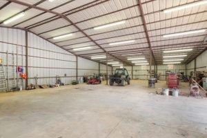 Warehouse of The Retreat at Rock Creek ranch for sale at auction near Norman Oklahoma